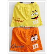 Comércio exterior exportado para a Europa América Pedido Original Masculino 100 Boxer de Algodão Puro Roupa Interior Sol