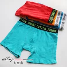 Pedido de final de comércio exterior exportado para a Europa América Cuecas Boxer masculinas da moda jovens algodão puro