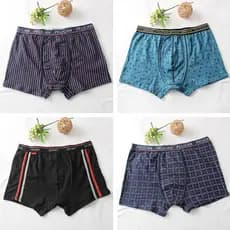 Comércio exterior exportação final pedido puro algodão boxer briefs algodão cintura média tecido de algodão respirável b