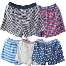 Comércio exterior exportado para a europa américa cuecas Boxer masculinas seta calças de algodão puro solto Shorts taman