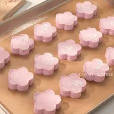 Multi-espessura opcional pequena flor vermelha Dakwaz molde bolo de aveia coco flor crocante Macaron ferramenta acrílica