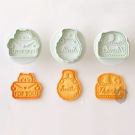 Japão japão COTTA genuíno estilo japonês Popular dia dos namorados gatinho Envelope flor frutas DIY cozimento molde de b