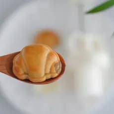 20g croissant Mini Mooncake molde croissant francês Mung feijão bolo inhame suplemento alimentar do bebê uma mordida fer