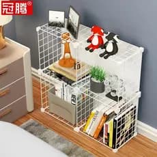 Quarto pequena estante estilo nórdico tamanho pequeno armário de ferro doméstico simples multifuncional armário armazena