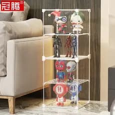 My My Mystery Box Display Box Transparente Anti-poeira Anime Boneca Coleção Prateleira Modelo Gundam Display Gabinete-em