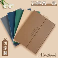 Um 53% de desconto Notebook PU Lichia Couro Falso Simples Bloco de Notas de Negócios Notebook Conjunto de Presente Estil