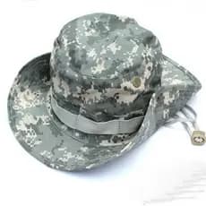 Fornecimento transfronteiriço exército águia camuflagem guarda-sol borda redonda chapéu Benny chapéu ao ar livre Real CS