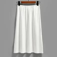 Saia longa anágua interna novo estilo bottoming anágua a linha saia de fundo Anti-reflexo Hanfu saia de segurança cavalo