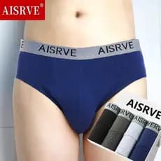 Caixa de presente roupa interior masculina cuecas de algodão puro cintura média calças jovens calças soltas tamanho gran