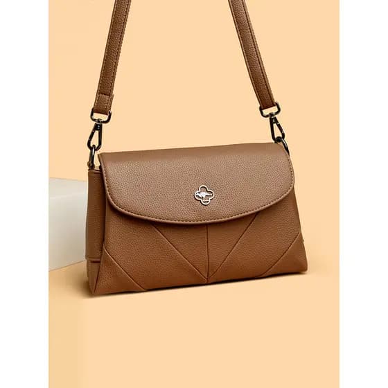 Bolsa mensageiro de couro genuíno bolsa feminina 2026 novo estilo bolsa feminina pequena mãe grátis de