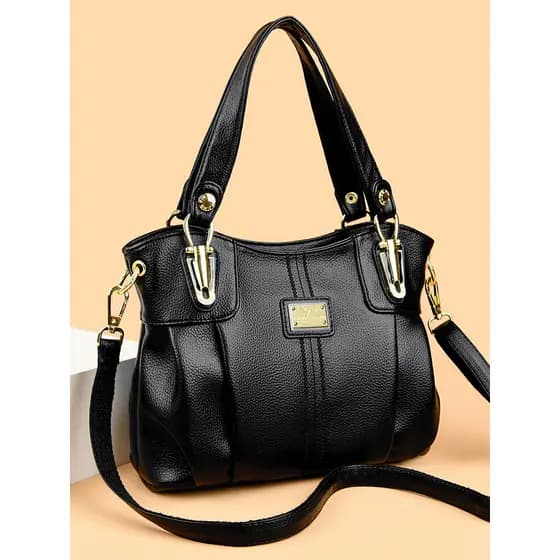 Couro genuíno moda novo estilo grande capacidade senhoras de meia-idade mãe saco 2025 All-Match bolsa de couro macio
