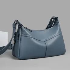 Couro genuíno de meia-idade idosos bolsa feminina sogra pequena bolsa 2026 novo estilo idosos couro macio ombro simples