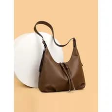 Bolsa de couro genuíno simples grande capacidade 2026 novo estilo Retro High-End senhoras axila pedido ombro moda portát