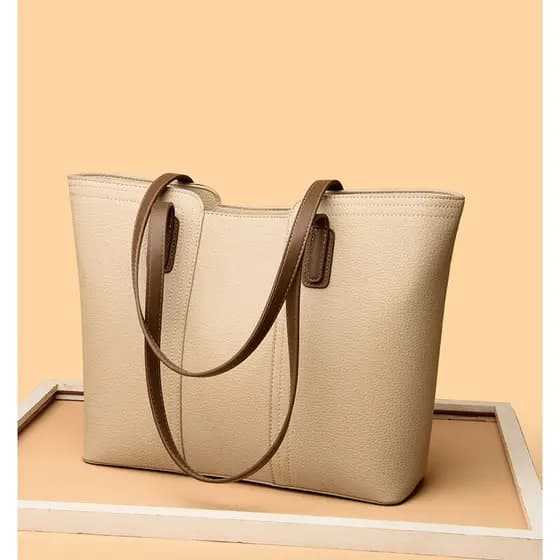 Bolsa de couro genuíno genuíno senhoras 2026 novo estilo grande capacidade de um ombro grande saco moda All-Match sacola