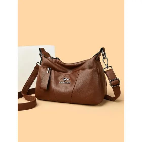 Couro genuíno de meia-idade idosa mãe saco 2026 novo estilo de venda quente moda senhoras de meia-idade bolsa