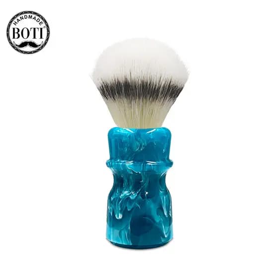 BOTI BOTI Escova Inteira Importada Conjunto de Escova de Fibra de Seda de Três Cores Barbeiro Escova de Limpeza de Barba