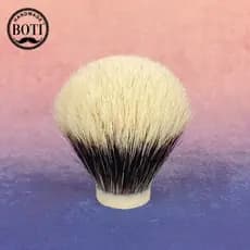 BOTI BOTI Pig Badger Escova de barbear com nó de cabelo misto, macia, alta elasticidade, espuma rápida, tigela de sabão