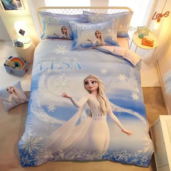 Princesa Elsa puro algodão colcha capa única peça do jardim de infância Nap Disney algodão bebê criança estudante dormit