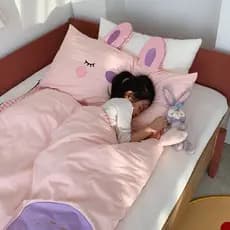 Saco de dormir infantil de algodão puro primavera verão outono inverno médio grande crianças colcha à prova de chute fer
