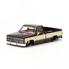 Mini GT x KAIDO House KHMG145 1/64 Chevrolet Silverado Vintage Spec V1 Carro Modelo Em Escada Fundo