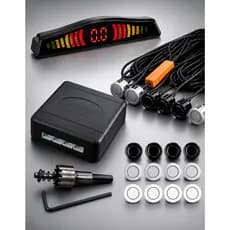 Sensor De Estacionamento Ré Universal Com Display e Broca Completo Calibrado Cor Original Novo