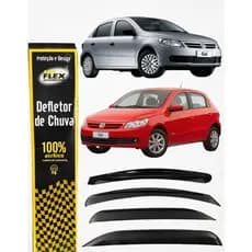 Calha De Chuva Defletor Volkswagen Gol G5 G6 G7 2008 a 2023 e Voyage G5 G6 G7 2008 A 2025 Premium Nova