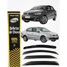 Calha De Chuva Fumê Nacional Voyage G5 G6 G7 2008 A 2025 Alta Fixação com Primer Encaixe Original