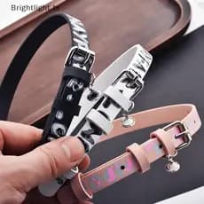 [brightlight.br] Colar com Pingente de Saturno em Cordão de Couro Preto de Três Camadas, Estilo Punk Rock, Acessório de