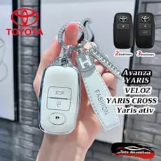 Capa para chave inteligente do Toyota Yaris Cross, bonita capa para chave de carro, adequada para Yaris Cross Yaris Ativ