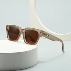 Óculos de Sol Midnite Star Retro Punk com Cores em Degradê, Óculos Femininos Modernos Pretos, Óculos Masculinos Quadrado