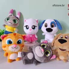 Brinquedos de Pelúcia Talking Tom e Amigos de 15cm como Presentes para Crianças Fofas YC69