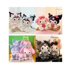 Pelúcia grande Kuromi ou My Melody 50cm – Brinquedo de pelúcia fofo, adequado para presentear. |     RZOR Oficial da San