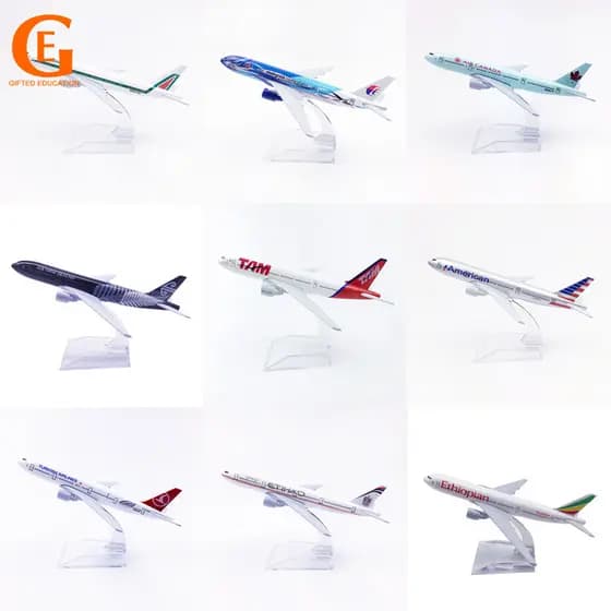 Modelo Airlines B777 De Liga De Metal Modelo Airliner 16CM Avião VGMN