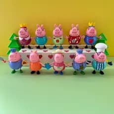 Brinquedos Autênticos da Família Peppa Pig: Avós, Papai e Mamãe
