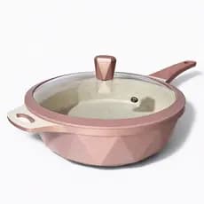 Frigideira 28 Cm Antiaderente Cerâmico Fundo Triplo Indução