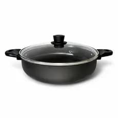 Frigideira Panela Wok N24 Antiaderente Gal Com Tampa