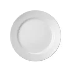 Prato Raso Cilíndrico 26cm Porcelana Schmidt Jogo Com 6 Uni