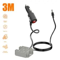 Conversor Boost Veicular para Starlink Cabo 2m/3m  Entrada 10-28V Saída 30V 3.5A Mini  Carregador Tomada de Carro