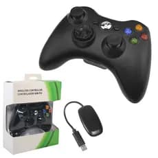Controle Sem Fio Compatível Xbox 360 PC Windows Receptor USB 2.4G Joystick Vibração Dupla Ergonômico