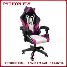 Cadeira Gamer Ergonômica Reclinável Ajustável Com Almofadas Cervical E Lombar Suporta 150kg Premium