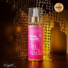 Body Splash Com Brilho Ousada Glow 200ml BELKIT | Alta Projeção | Alta Fixação | Perfumaria Fina