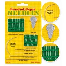 Agulhas para Costura e Reparos Domésticos kit com 26 agulhas 1 passador de linha