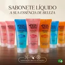 Sabonete Facial Líquido 100ml, Sabonete Antiacne | Hidratante | Antioxiditante | Clareador | Bella Bem Me Quero Makeup