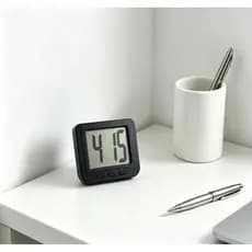 Mini Relógio Digital Numeros grande na tela Portátil 3 em 1 para Carro, Mesa , Calendário e Suporte