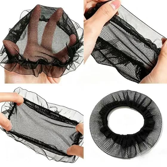 Kit 3/6/12  Redinha Para Coque Ballet Acessório Bailarina De Coque
