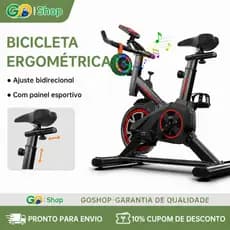 GOSHOP Bicicleta Bike Ergometrica Spinning Academia Fitness Profissional 120kg