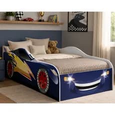 Cama Carro Infantil Juvenil Criança Menino Decoração Quarto Montessoriana Mini Criatividade Com Grade Segurança