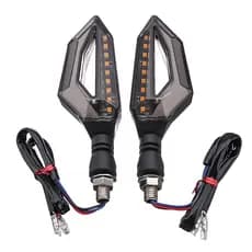 Kit 8/6/4/2 Luz Pisca LED Flecha Universal 12V Para Motocicleta Par
