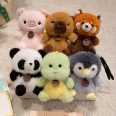 Chaveiro De Preguiça De Panda ADAMES , Pingentes De Pelúcia De Animais Ornamento Pendurado , Pato De Coelho