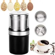 Moedor De Especiarias , Poderoso Elétrico De Grãos De Café De 200 W Com 2 Tigelas Removíveis De Aço Inoxidável , Capacid